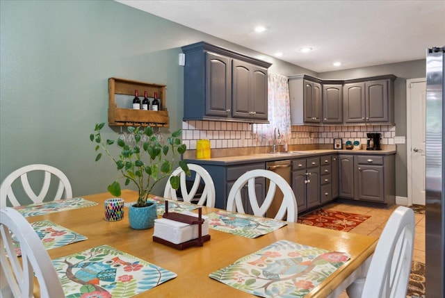 1270 E Ogorman Ct, Springfield, MO 65803 - dining room with light tile patterned flooring