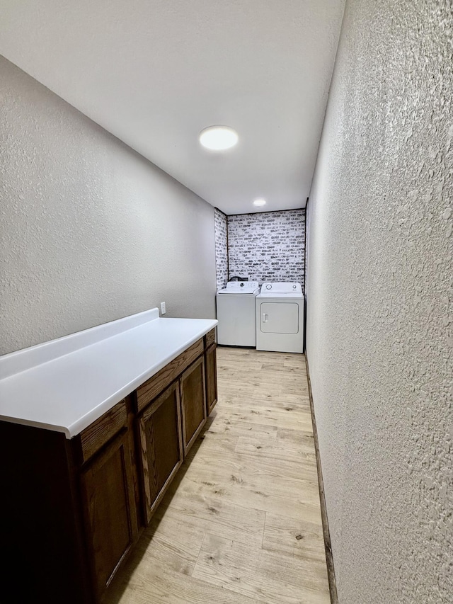 8030 Indiana Dr, Houston, MO 65483 - bathroom with a textured wall and washing machine and clothes dryer