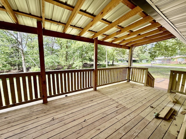 8030 Indiana Dr, Houston, MO 65483 - view of wooden deck
