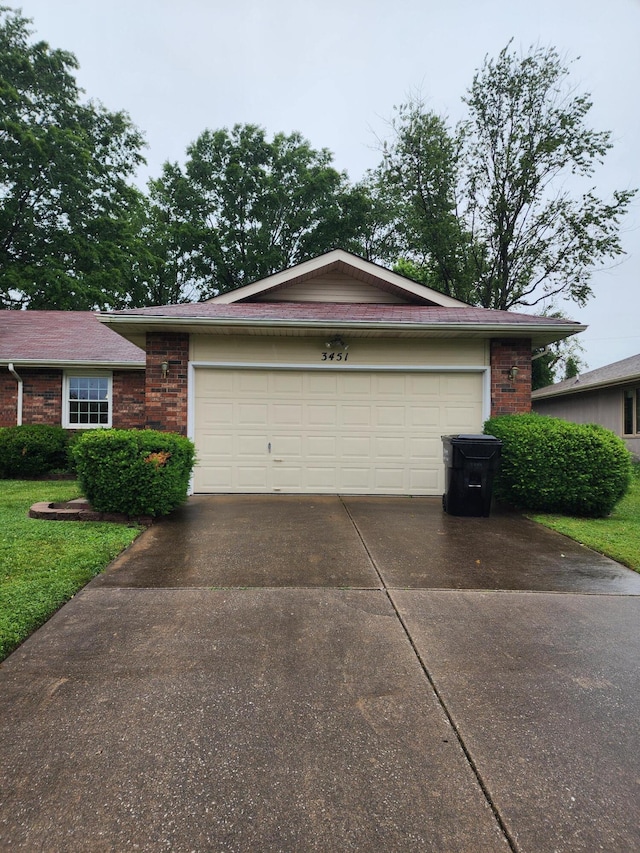3451 S Geri Ct, Springfield, MO 65807 - ranch-style home with brick siding and driveway