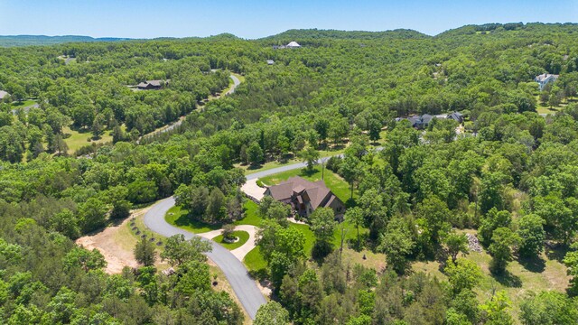 184 Appaloosa Trl, Saddlebrooke, MO 65630 - drone / aerial view of a heavily wooded area