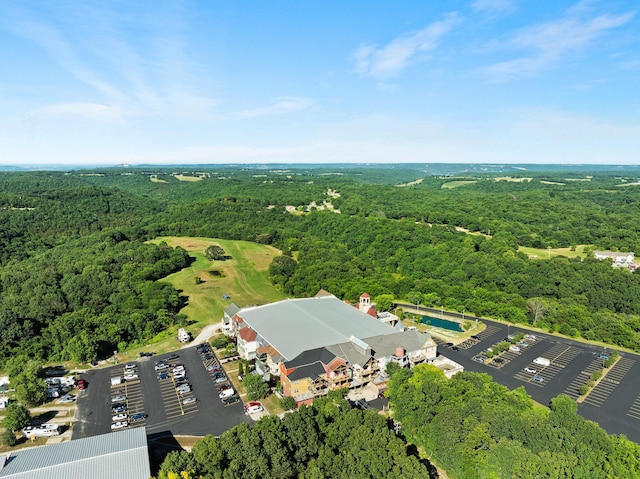 180 Grace Chapel Rd, Blue Eye, MO 65611 - aerial overview of property's location featuring a heavily wooded area