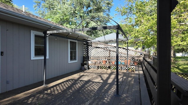 606 W Clover Dr, Clinton, MO 64735 - view of patio / terrace with a deck