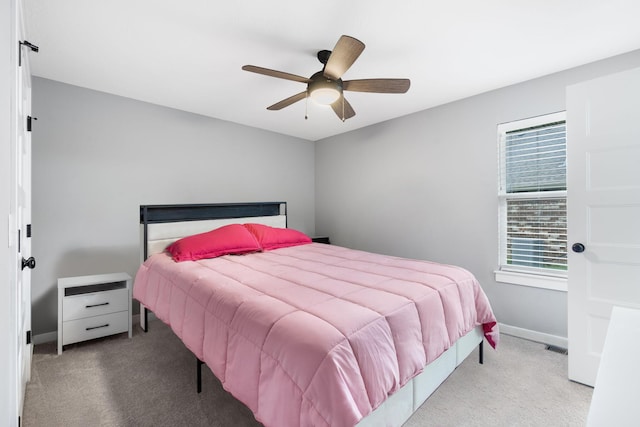 1816 N Bristol Ave, Springfield, MO 65802 - bedroom featuring carpet flooring, ceiling fan, and baseboards