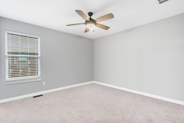 1816 N Bristol Ave, Springfield, MO 65802 - carpeted empty room with a ceiling fan and baseboards