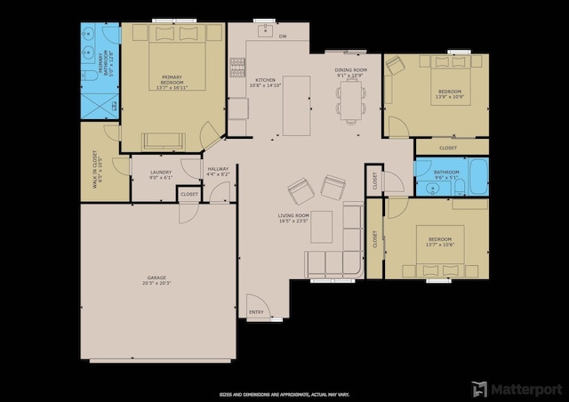 198 Michaels Dr, Hollister, MO 65672 - room layout