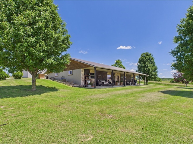 14164 Holmes Rd, Cabool, MO 65689 - back of property with a yard