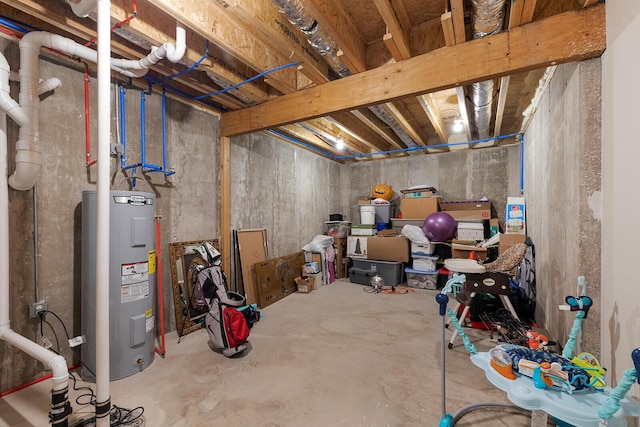 2025 Diego Ct, Bolivar, MO 65613 - unfinished below grade area featuring water heater