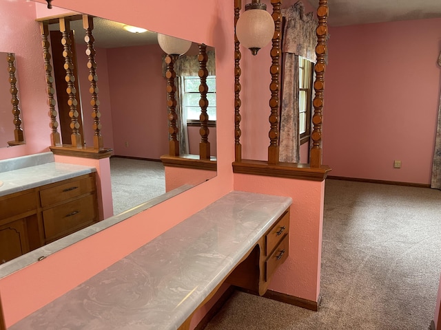 641 N Claud Ave, Bolivar, MO 65613 - hall with carpet flooring and baseboards