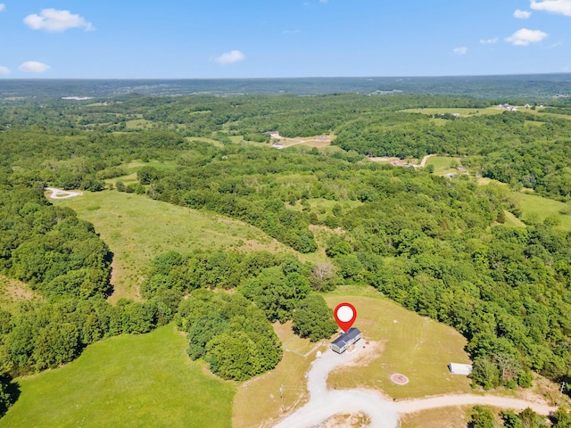 132 Nature Trail Ln, Noel, MO 64854 - aerial view of property's location featuring a heavily wooded area