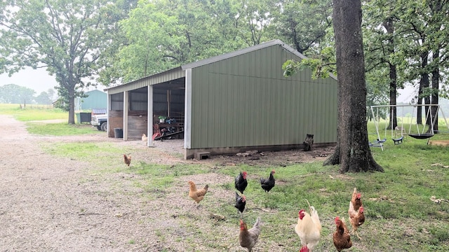 9550 S 325th Rd, El Dorado Springs, MO 64744 - view of pole building