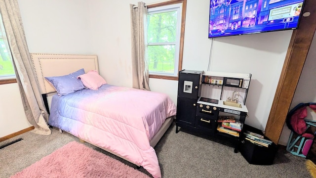 9550 S 325th Rd, El Dorado Springs, MO 64744 - bedroom with carpet and baseboards