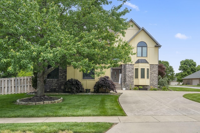 3909 W Eaglecrest St, Battlefield, MO 65619 - view of front of house featuring stone siding and stucco siding