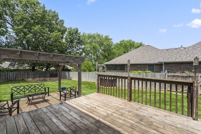 3909 W Eaglecrest St, Battlefield, MO 65619 - view of wooden deck