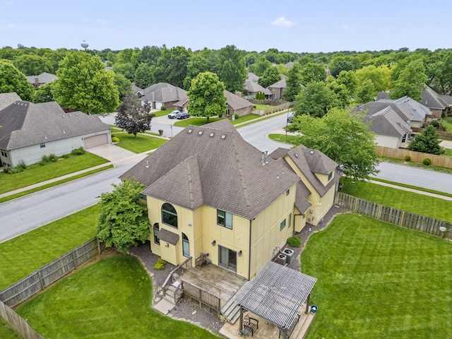 3909 W Eaglecrest St, Battlefield, MO 65619 - aerial view of residential area