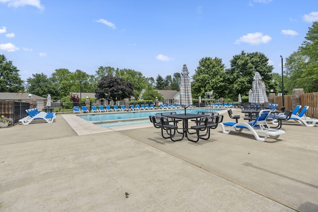 3909 W Eaglecrest St, Battlefield, MO 65619 - community pool featuring a patio area