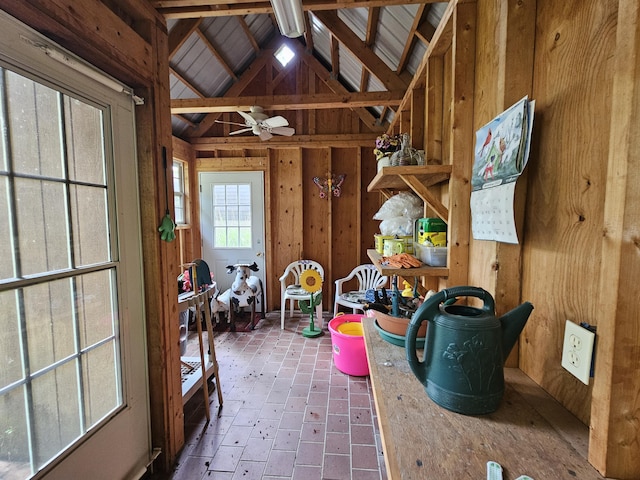9726 County Road 8530, West Plains, MO 65775 - sunroom / solarium featuring lofted ceiling