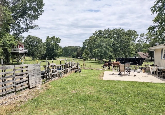 160 Clark St, Taneyville, MO 65759 - view of yard with a patio