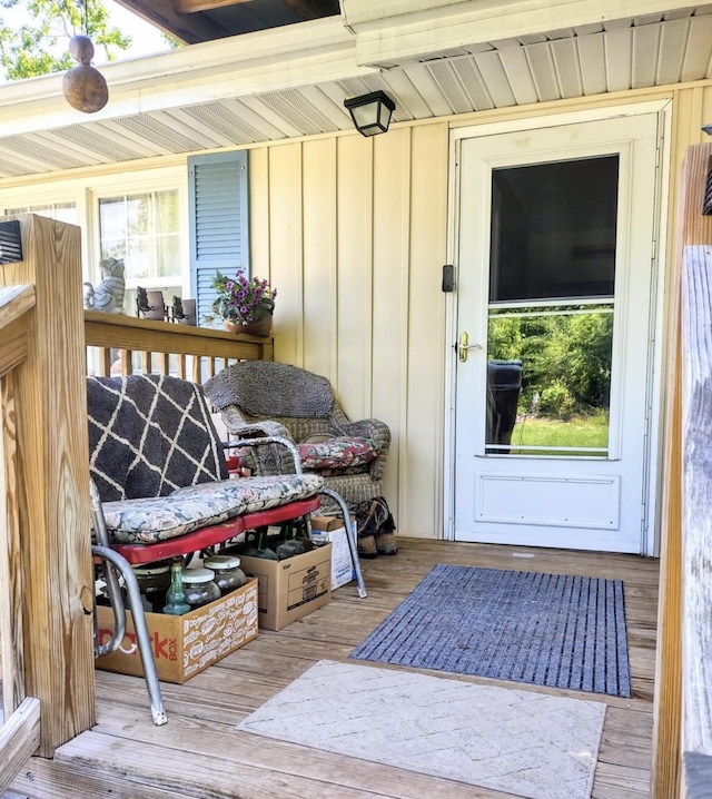 160 Clark St, Taneyville, MO 65759 - view of wooden terrace
