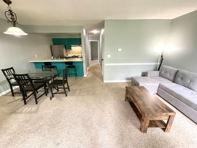 180 Lake Club Dr Unit 19, Branson, MO 65616 - living room with light colored carpet and baseboards