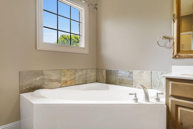 5072 E Hedgerow Dr, Springfield, MO 65802 - full bathroom featuring vanity and a bath