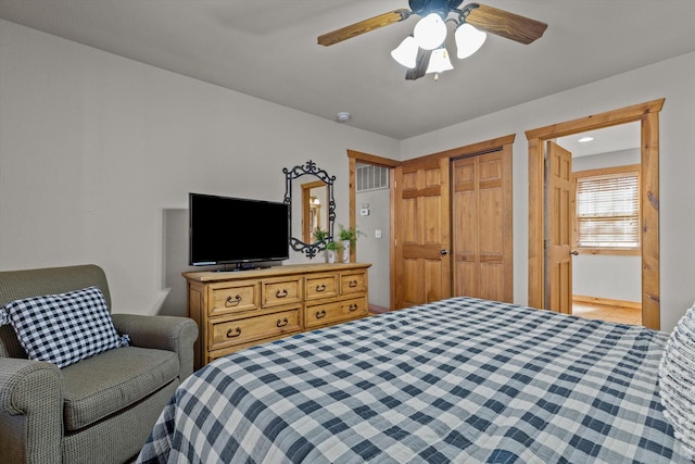 60 Mayberry Cir, Branson West, MO 65737 - bedroom featuring a closet and ceiling fan
