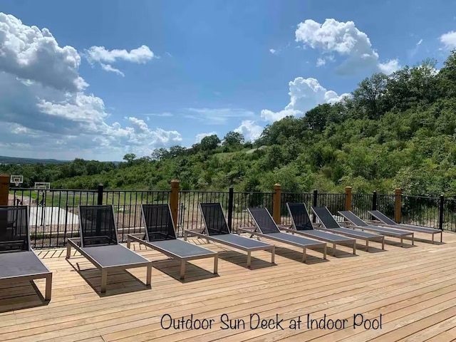 240 Chateau Cove Dr, Branson, MO 65616 - deck with a view of trees