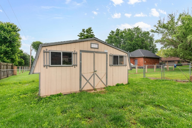 1007 Bryce Ln, Nixa, MO 65714 - view of shed featuring a gate