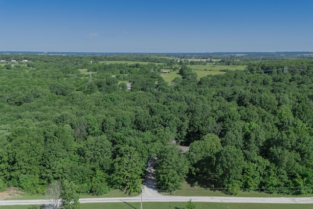 4857 S 101st Rd, Bolivar, MO 65613 - bird's eye view of a heavily wooded area
