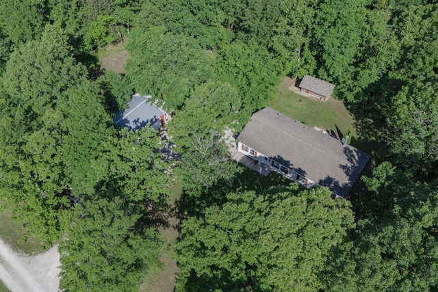 4857 S 101st Rd, Bolivar, MO 65613 - aerial view of property and surrounding area featuring a forest