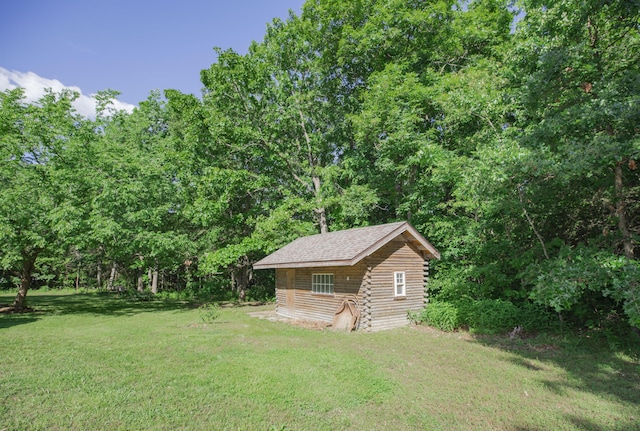 4857 S 101st Rd, Bolivar, MO 65613 - view of grassy yard with an outdoor structure