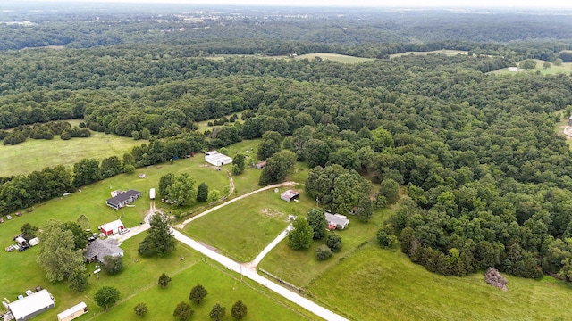 223 Harvest Dr, Rogersville, MO 65742 - aerial view of sparsely populated area with a heavily wooded area