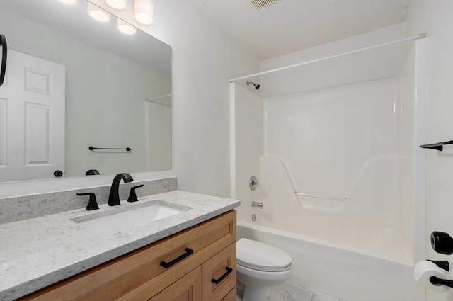 511 W Chestnut Rd, Nixa, MO 65714 - full bath with vanity, shower / bathtub combination, and toilet