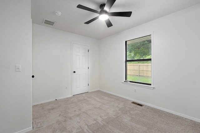 511 W Chestnut Rd, Nixa, MO 65714 - unfurnished room with ceiling fan, carpet flooring, and baseboards