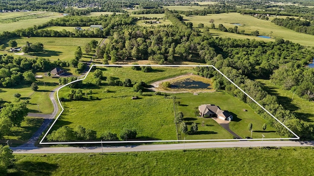 7519 W Farm Rd Unit 194, Republic, MO 65738 - aerial view of sparsely populated area featuring property boundaries highlighted