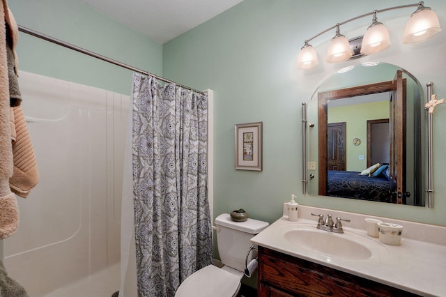 7519 W Farm Rd Unit 194, Republic, MO 65738 - full bathroom featuring vanity, toilet, connected bathroom, and curtained shower