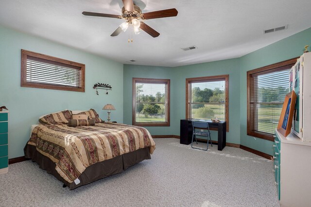 7519 W Farm Rd Unit 194, Republic, MO 65738 - bedroom featuring carpet, baseboards, and ceiling fan