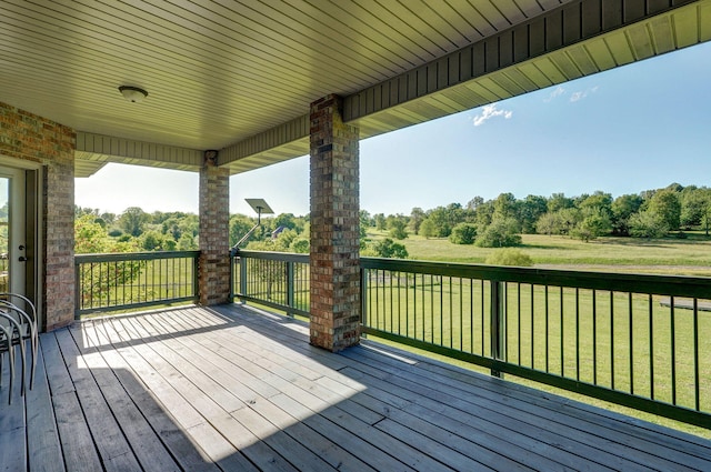 7519 W Farm Rd Unit 194, Republic, MO 65738 - deck with a lawn and view of scattered trees