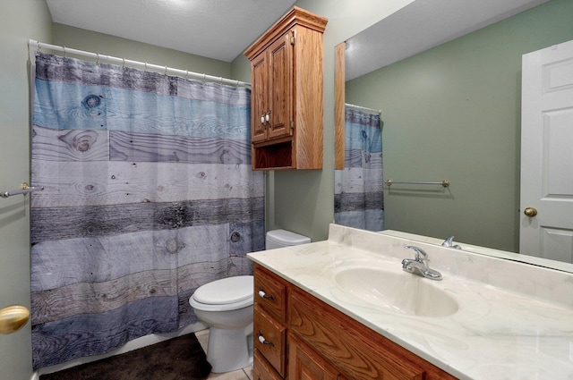 382 S Yellowwood Dr, Springfield, MO 65809 - full bathroom with vanity, toilet, and tile patterned floors