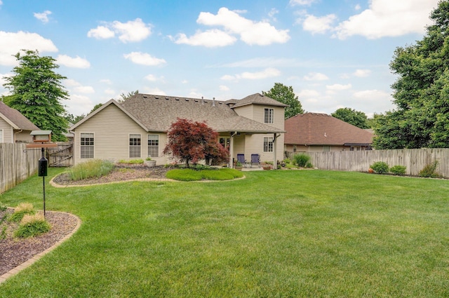 382 S Yellowwood Dr, Springfield, MO 65809 - rear view of property with a shingled roof