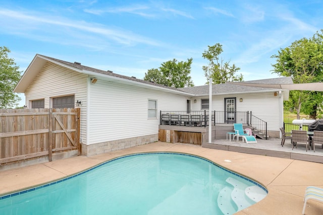 1394 Bee Creek Rd, Branson, MO 65616 - view of swimming pool with a patio and a gate