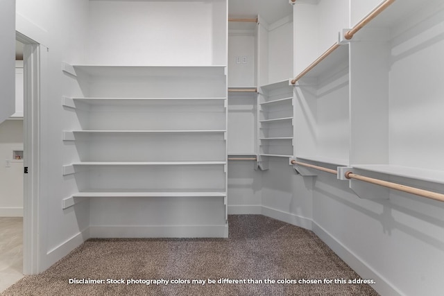 1106 W Pebblebrooke Dr, Ozark, MO 65721 - walk in closet featuring carpet flooring