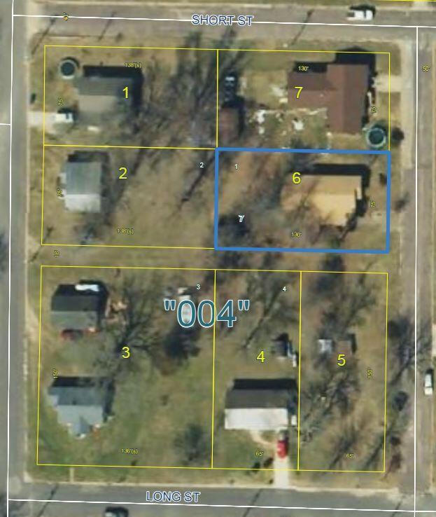 403 S W St, Mountain Grove, MO 65711 - map / location featuring property boundaries highlighted