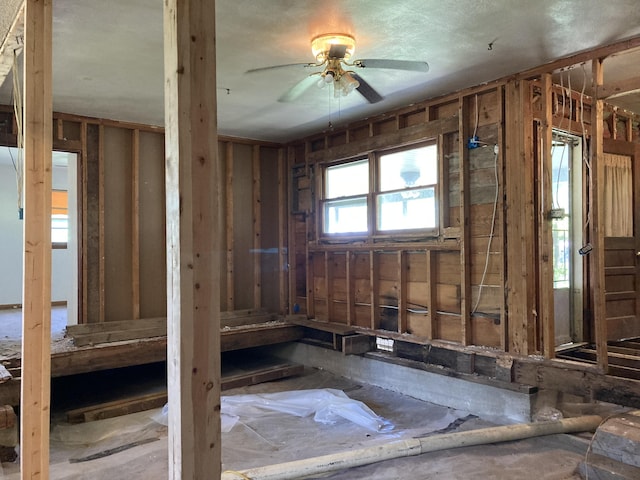 403 S W St, Mountain Grove, MO 65711 - miscellaneous room with a ceiling fan