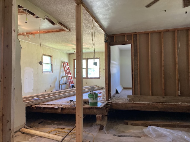 403 S W St, Mountain Grove, MO 65711 - miscellaneous room featuring a textured ceiling