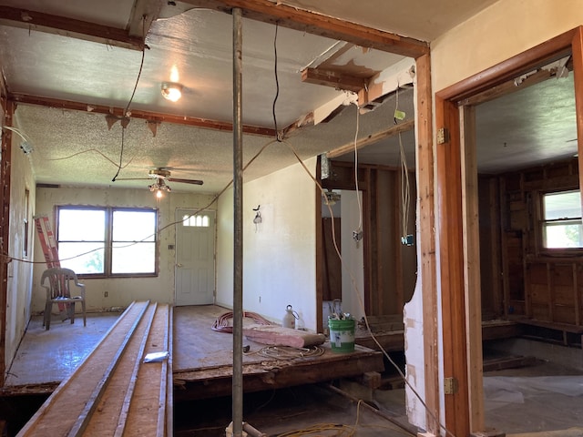 403 S W St, Mountain Grove, MO 65711 - miscellaneous room featuring a ceiling fan