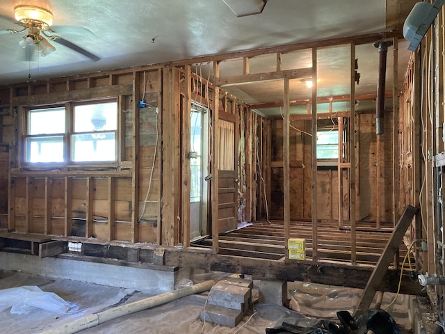 403 S W St, Mountain Grove, MO 65711 - miscellaneous room featuring a ceiling fan