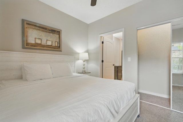 200 Majestic Dr Unit 1-208, Branson, MO 65616 - bedroom with carpet floors, baseboards, and a ceiling fan