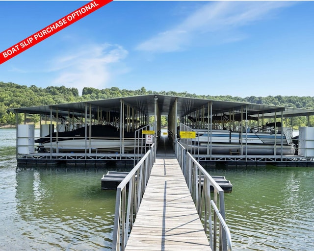 39 James River Rd, Kimberling City, MO 65686 - dock featuring a water view