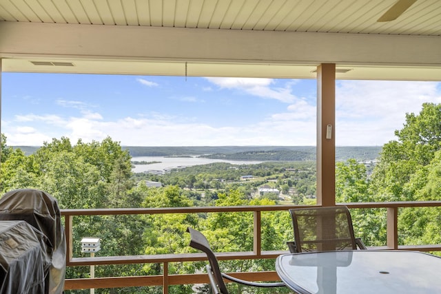 39 James River Rd, Kimberling City, MO 65686 - balcony with a water view